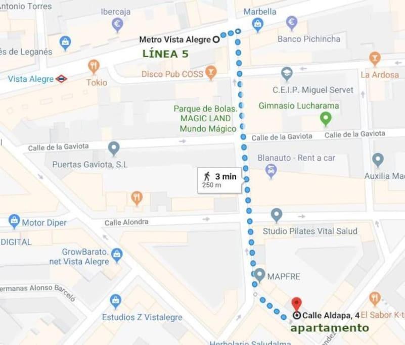 Nuevo Y Confortable Apartamento En Vista Alegre Madrid Eksteriør billede